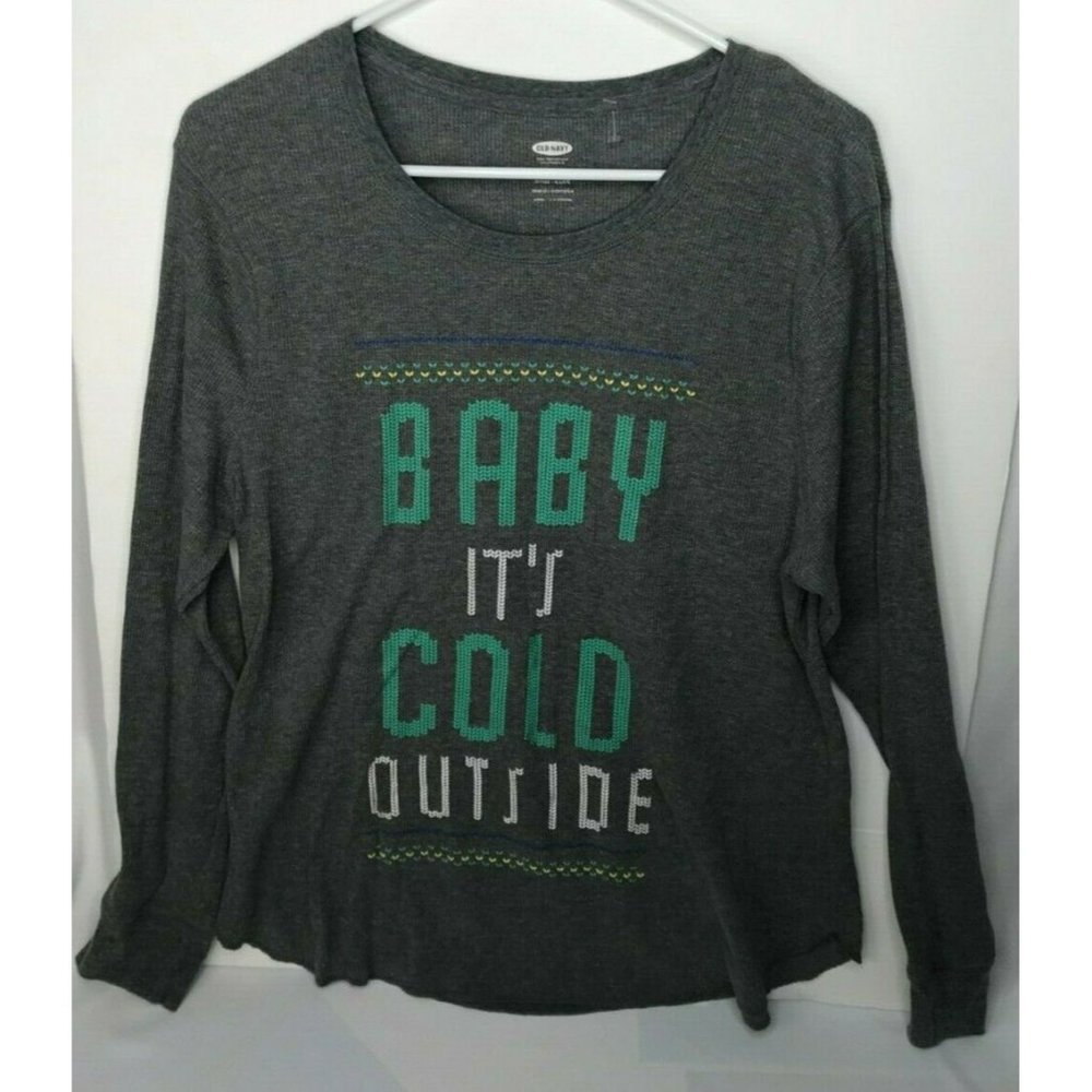 Old Navy "Baby it's Cold Outside" thermal Holiday